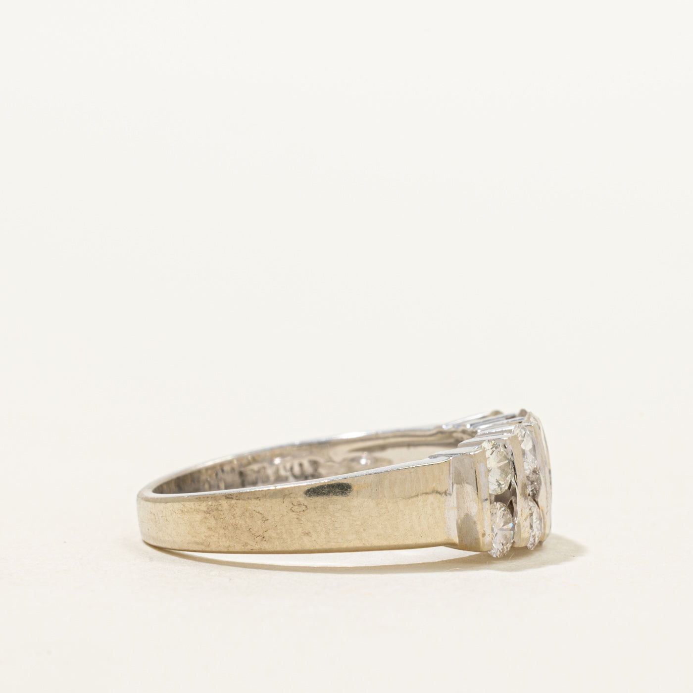 Multi Column Diamond Ring | 0.98ctw | SZ 6.75
