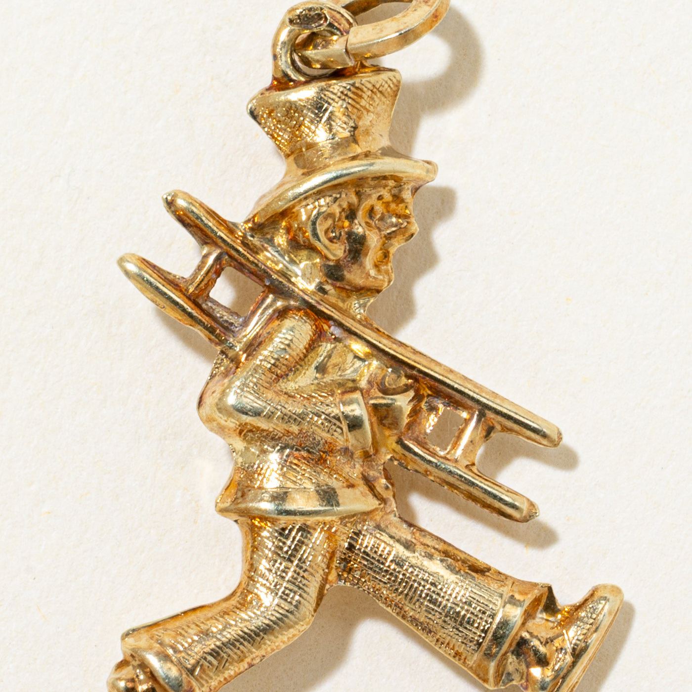 14k Yellow Gold Chimney Sweeper Charm
