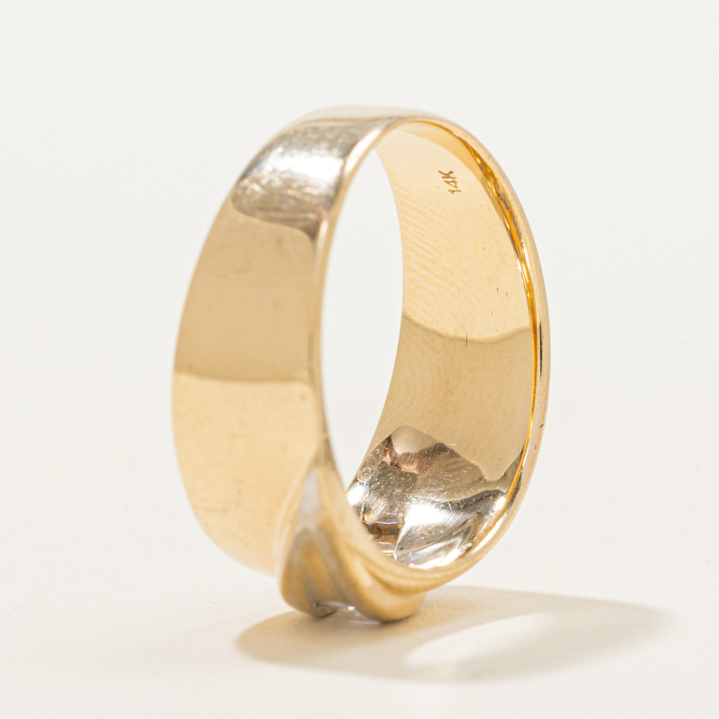 Two Tone Diagonal Diamond Ring | 0.25ctw | SZ 6.75