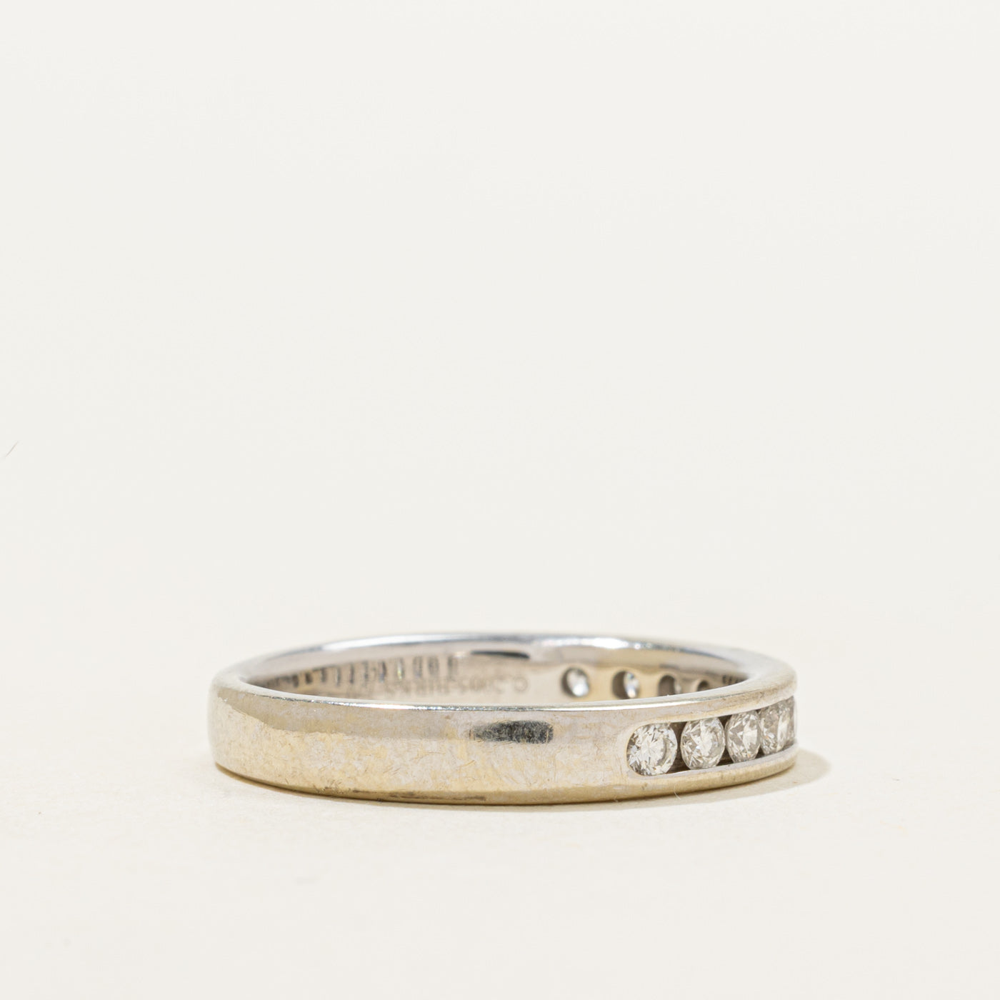'Birks' 18k Semi Eternity Diamond Band | 0.33ctw | 3mm | SZ 6
