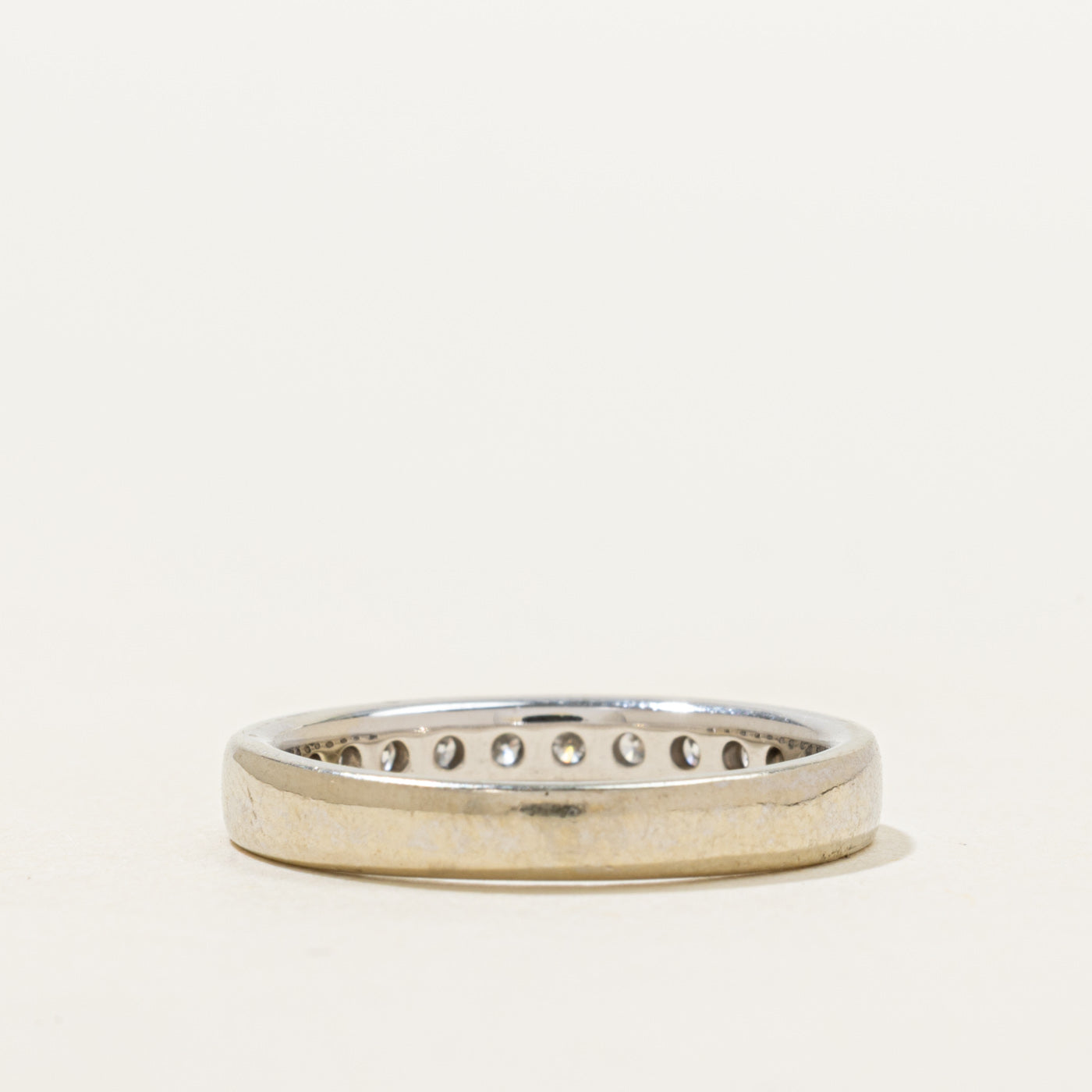 'Birks' 18k Semi Eternity Diamond Band | 0.33ctw | 3mm | SZ 6