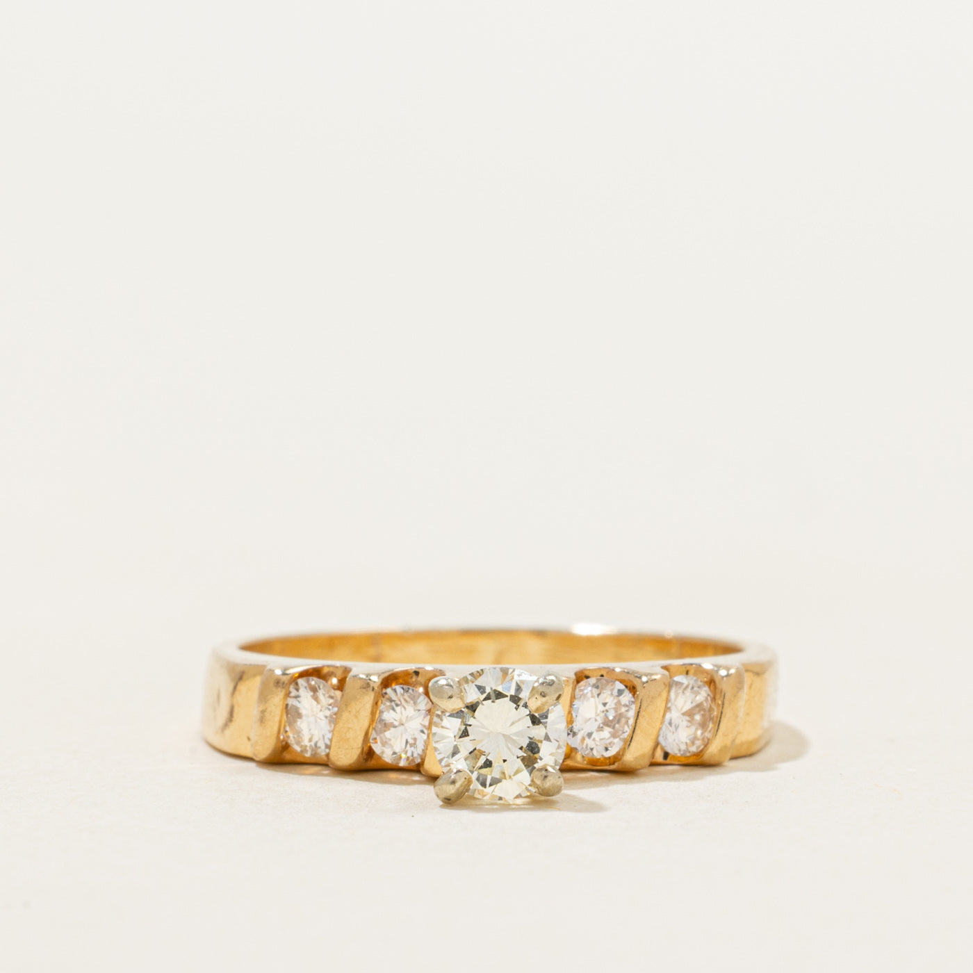 18k High Set Diamond Engagement Ring | 0.42ctw | SZ 5