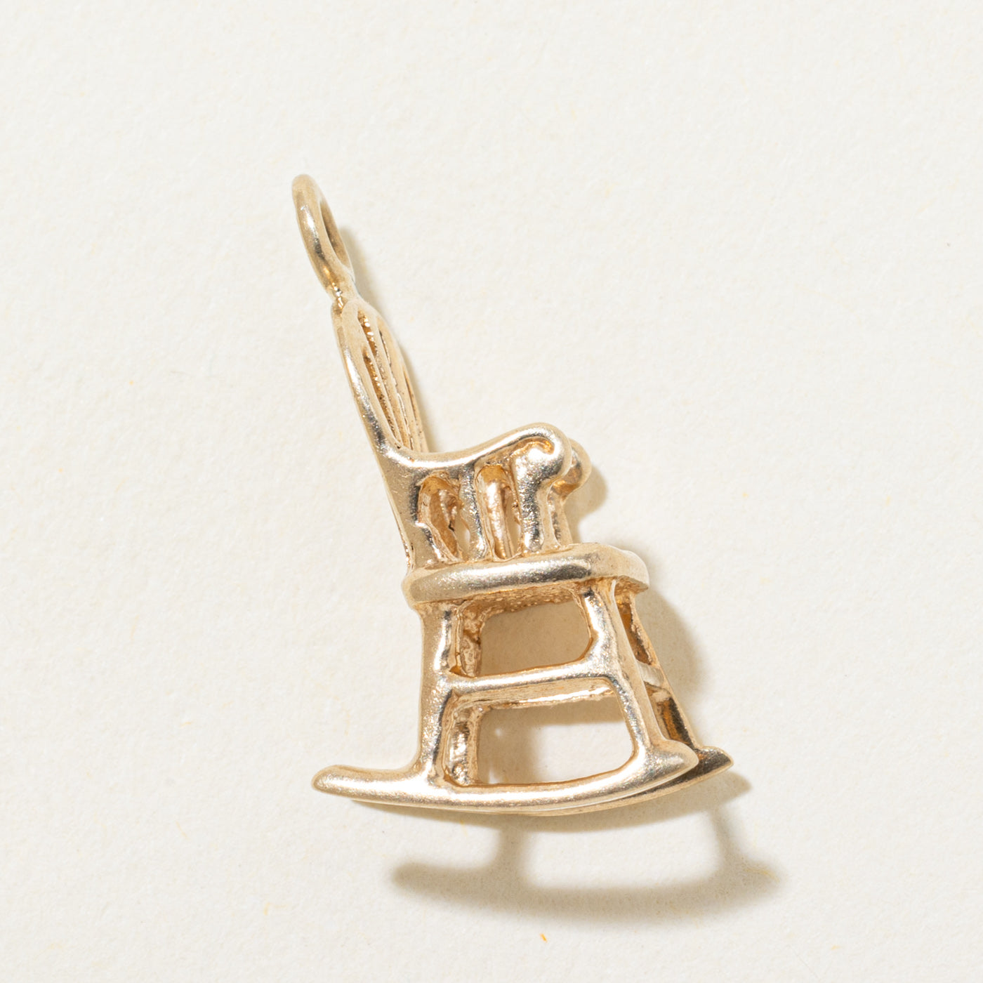 10k Yellow Gold Rocking Chair Charm