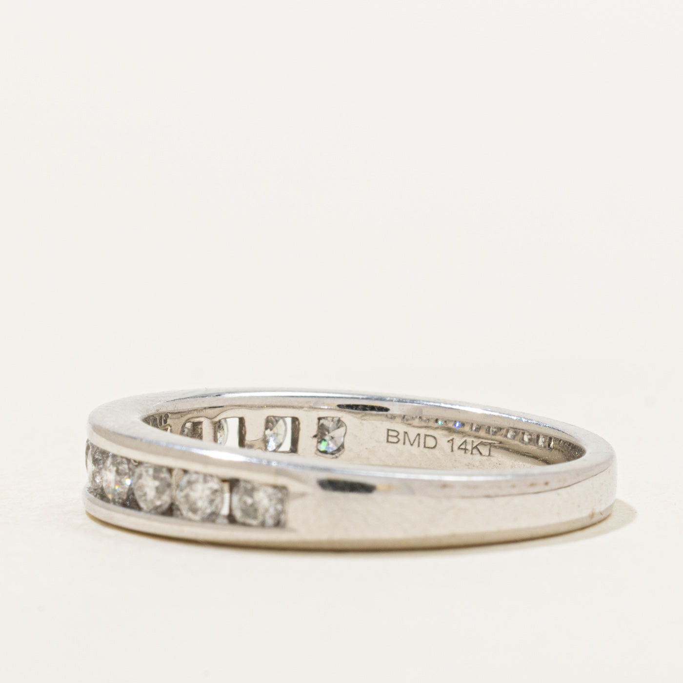 White Gold Semi Eternity Diamond Ring | 0.40ctw | SZ 7