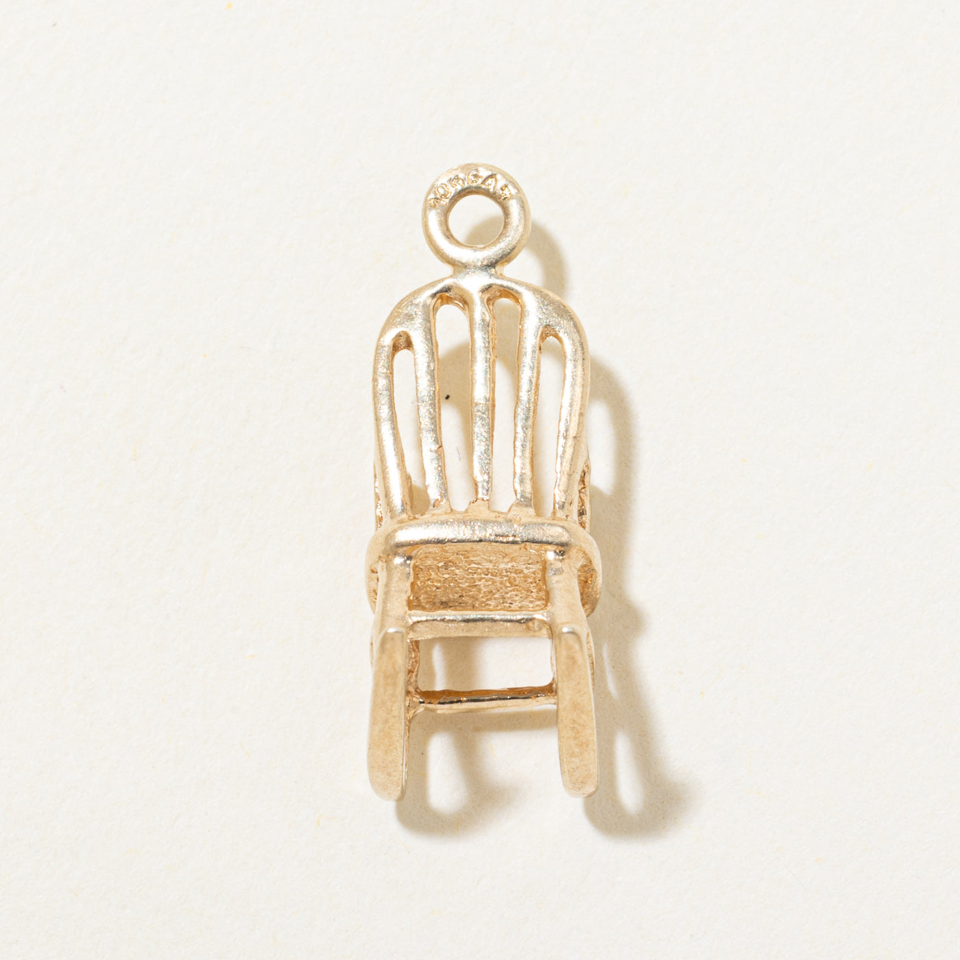 10k Yellow Gold Rocking Chair Charm