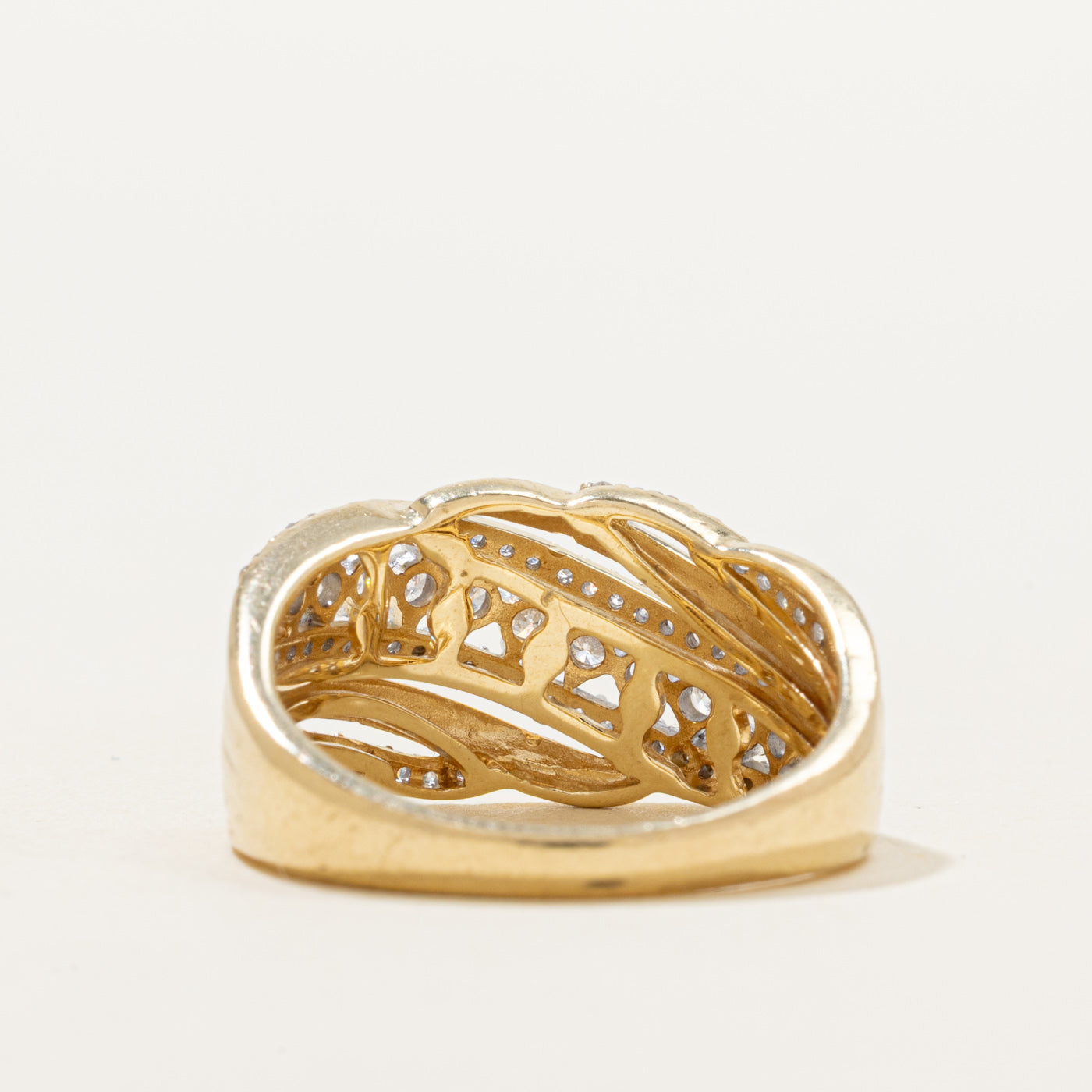 Multi Row Diamond Waterfall Ring | 0.50ctw | SZ 7