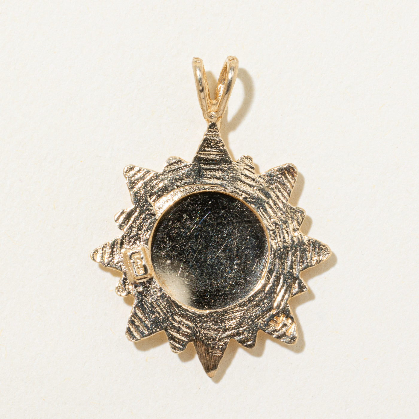 14k Yellow Gold Libra Pendant