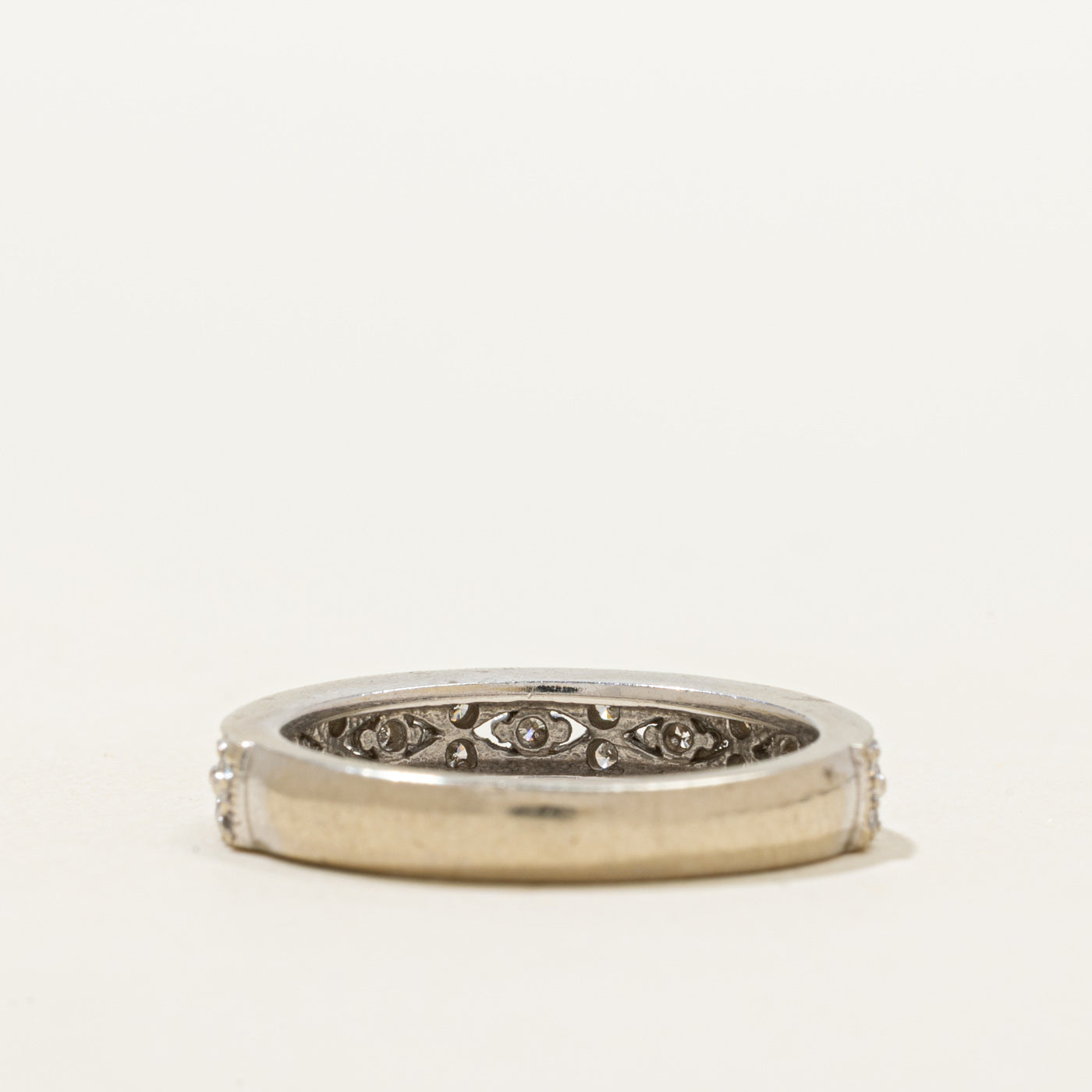 Diamond Ornate Milgrained Ring | 0.25ctw | SZ 6.5