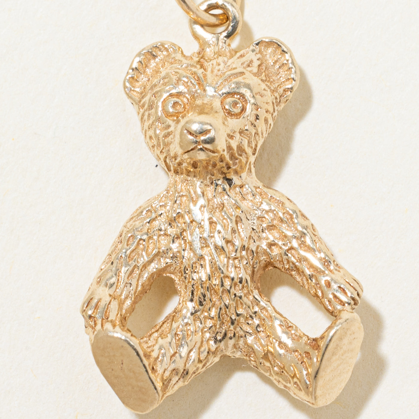 10k Yellow Gold Teddy Bear Charm