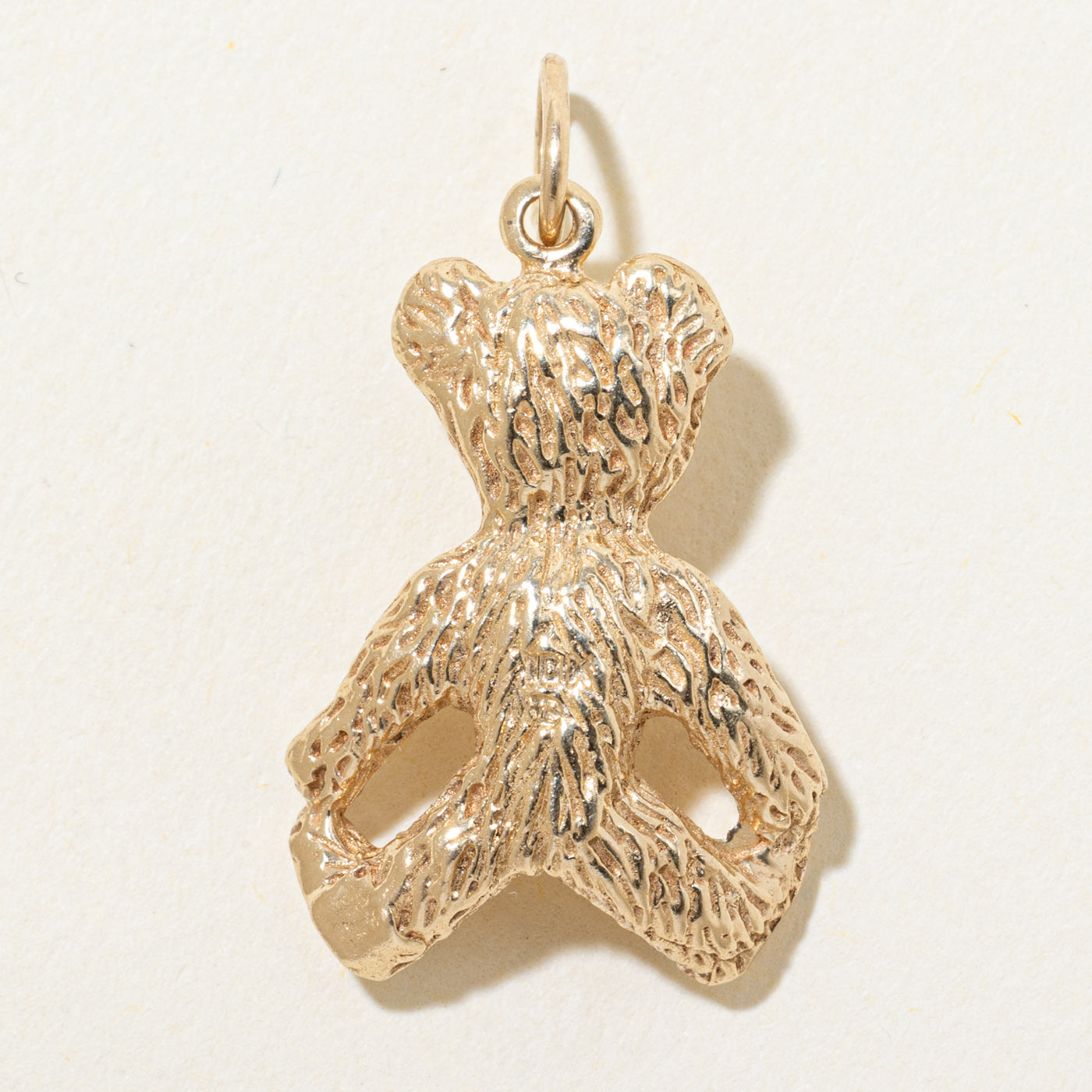 10k Yellow Gold Teddy Bear Charm