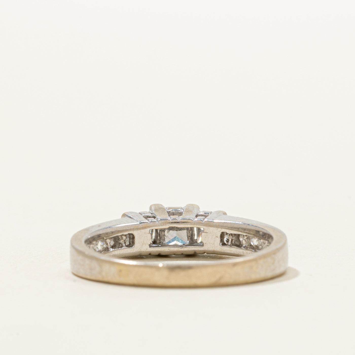 Three Stone Princess Cut Diamond Ring | 1.05ctw | SZ 7.25