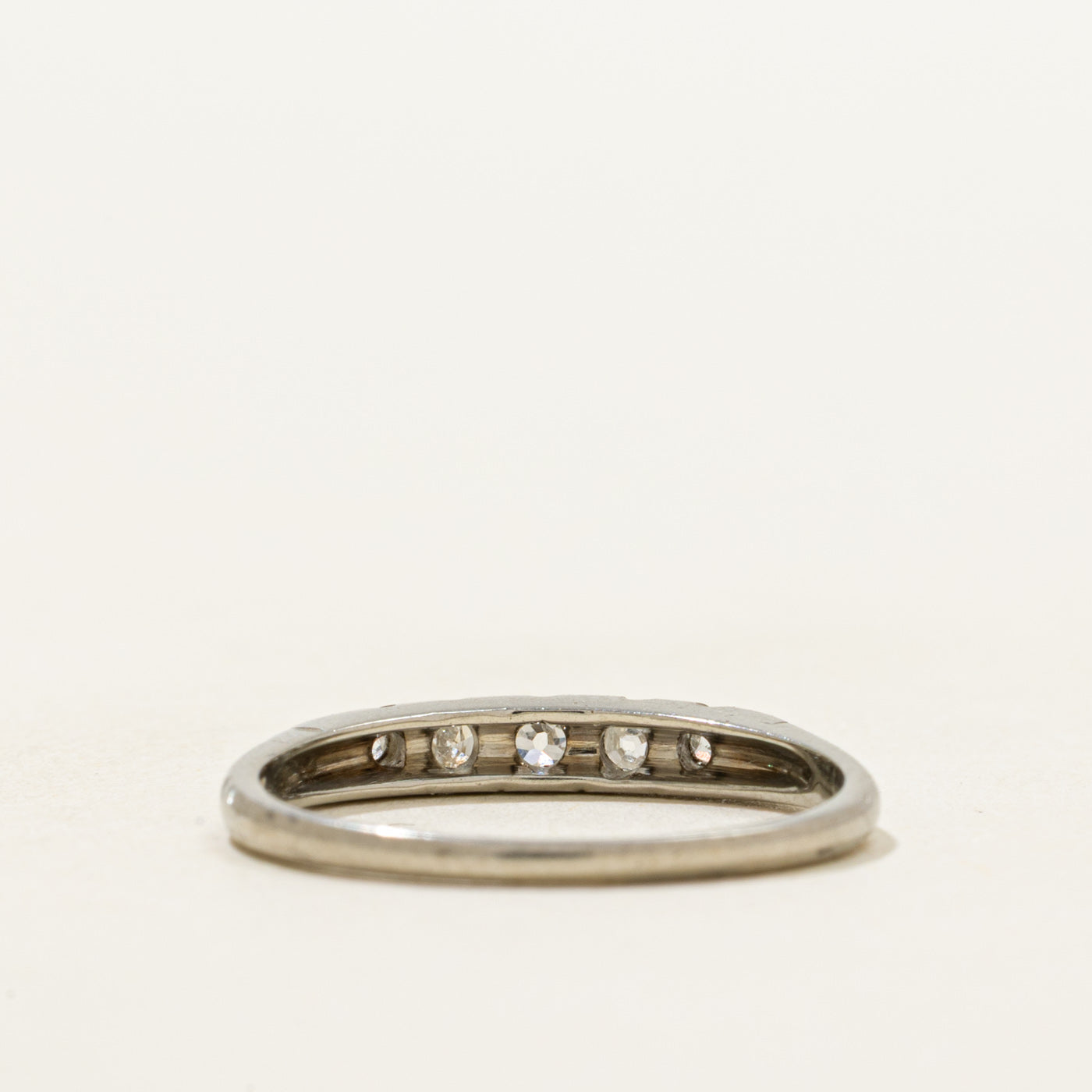 Vintage Canadian Five Stone Diamond Ring | 0.04ctw | SZ 5.25