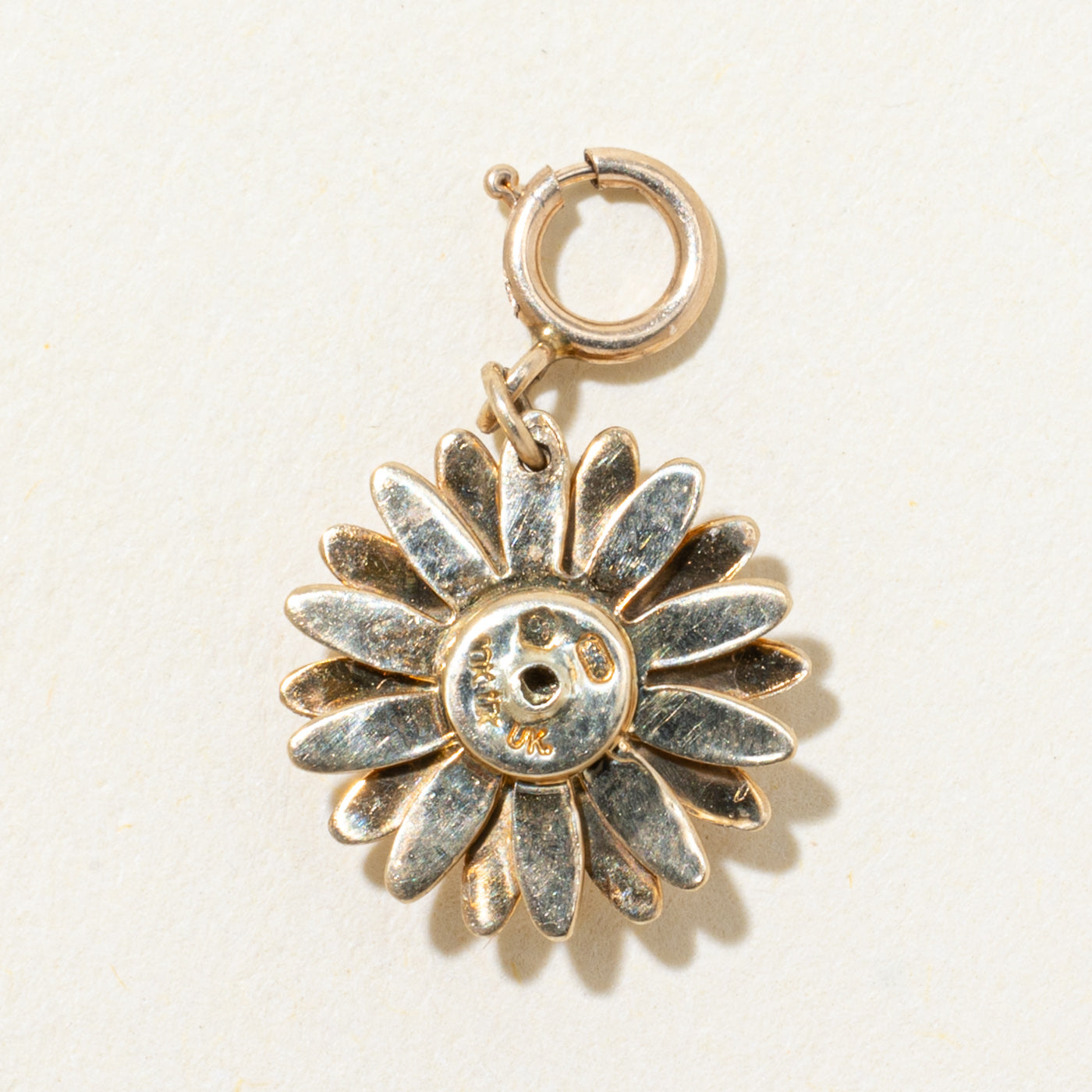 10k Yellow Gold Sunflower Charm