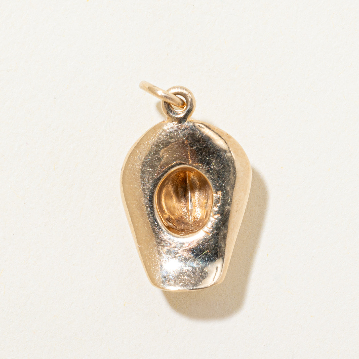 10k Yellow Gold Cowboy Hat Charm