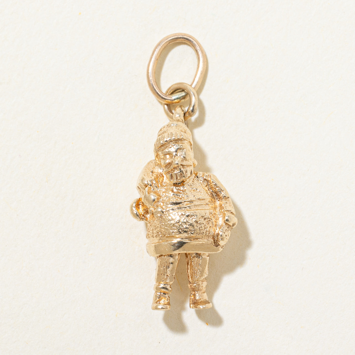 10k Yellow Gold Santa Claus Charm
