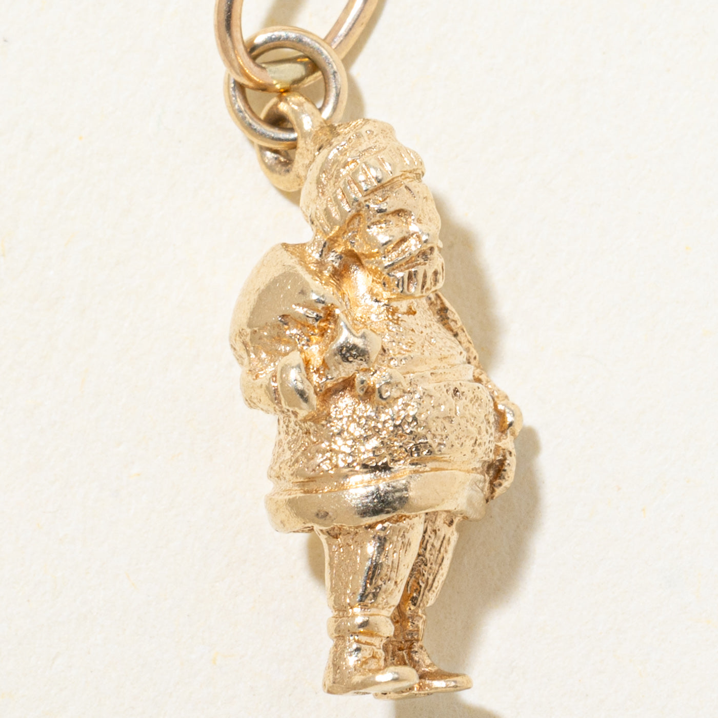 10k Yellow Gold Santa Claus Charm