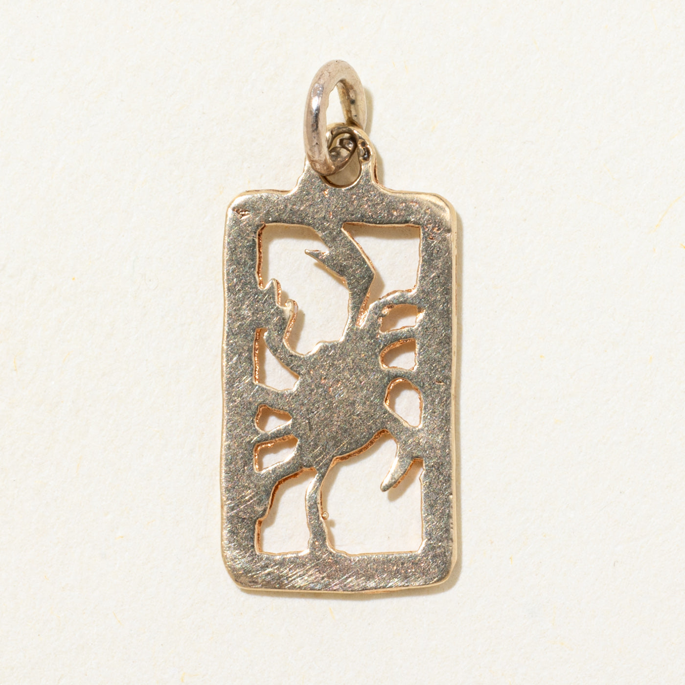 10k Yellow Gold Cancer Zodiac Charm