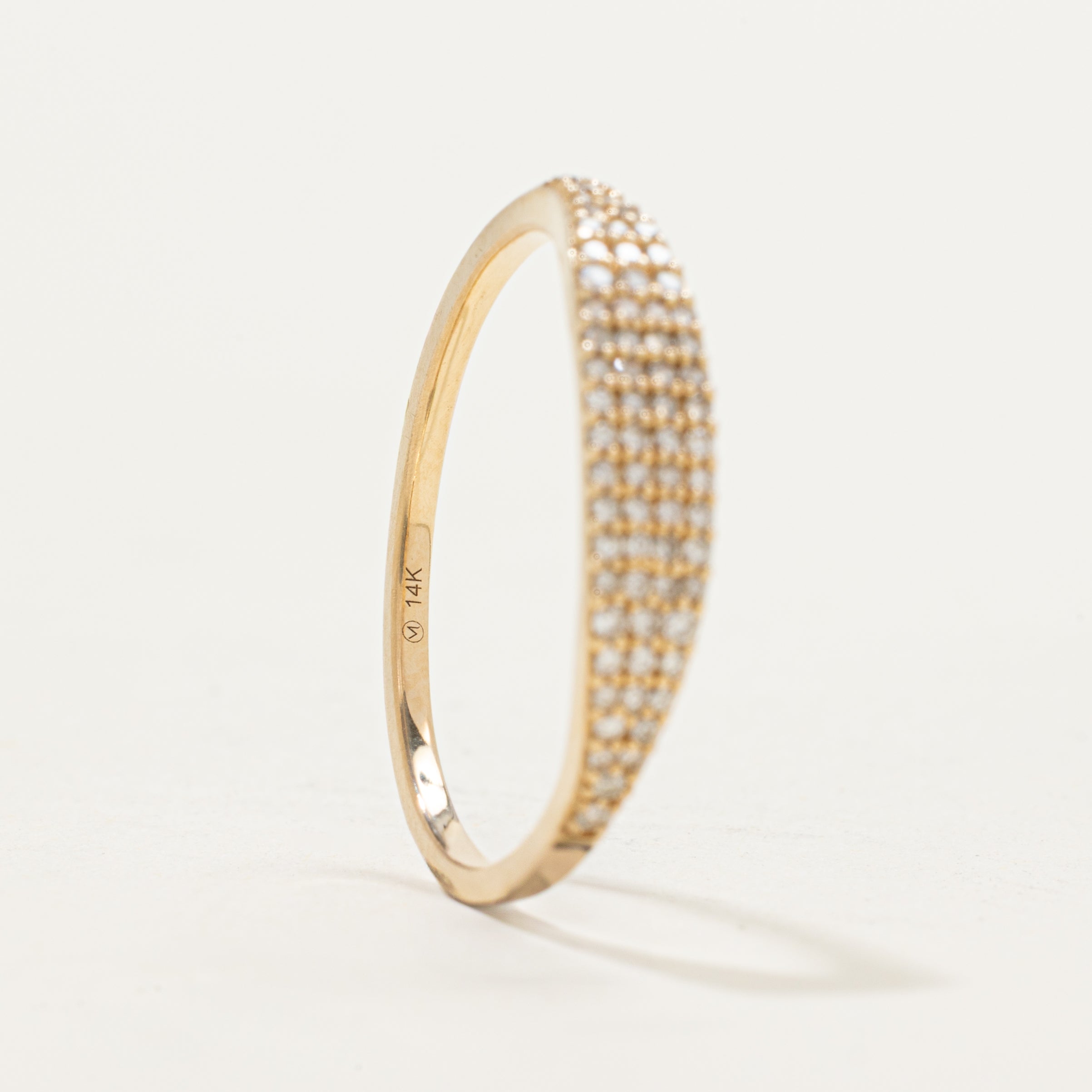 Pave Set Multi Row Diamond Ring | 0.17ct | SZ 6.25