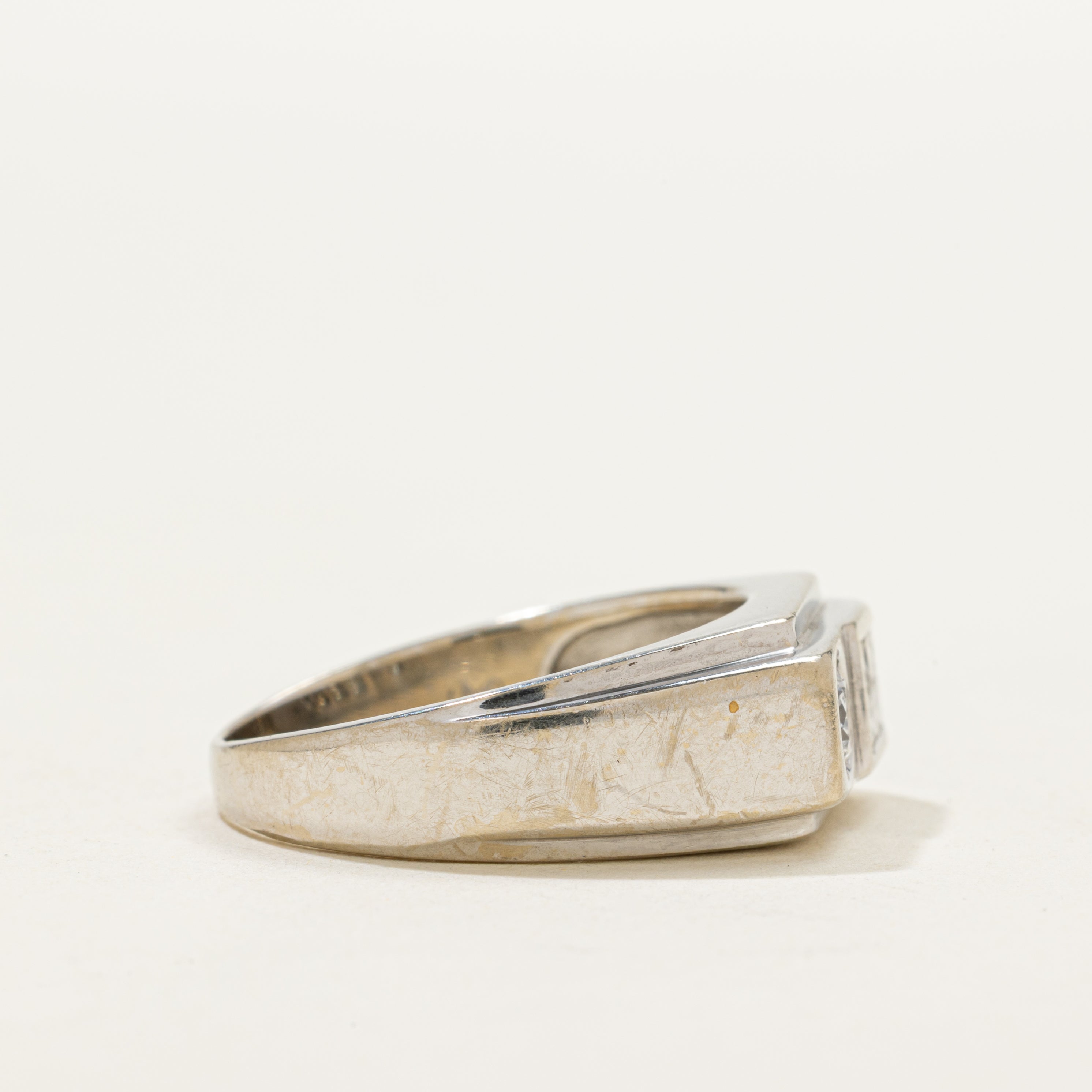 18k Diamond Accented Geometric Ring | 0.68ctw | SZ 9