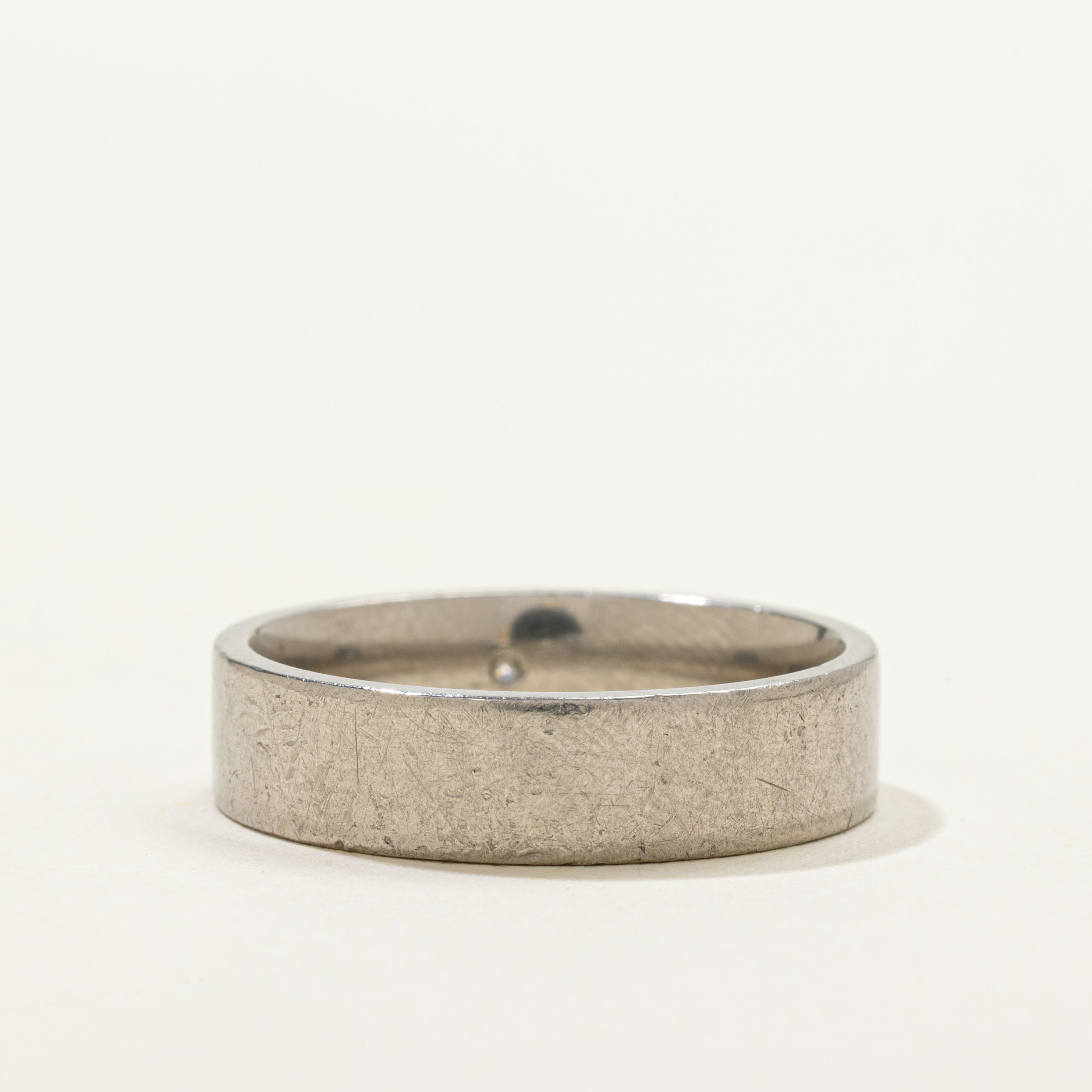 Flush Set Diamond Band | 0.01ct | 6.05mm | SZ 11.75
