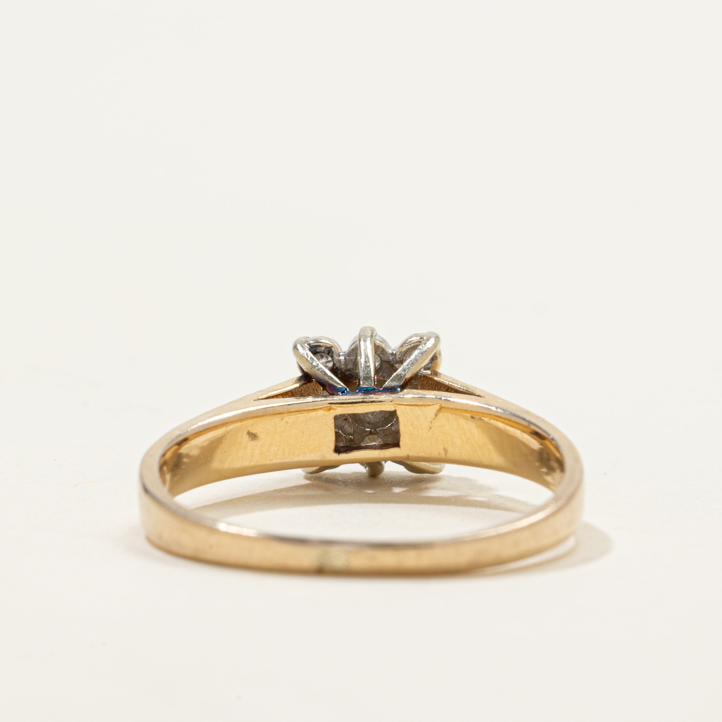 Illusion Set Diamond Grid Ring | 0.30ctw | SZ 6.75