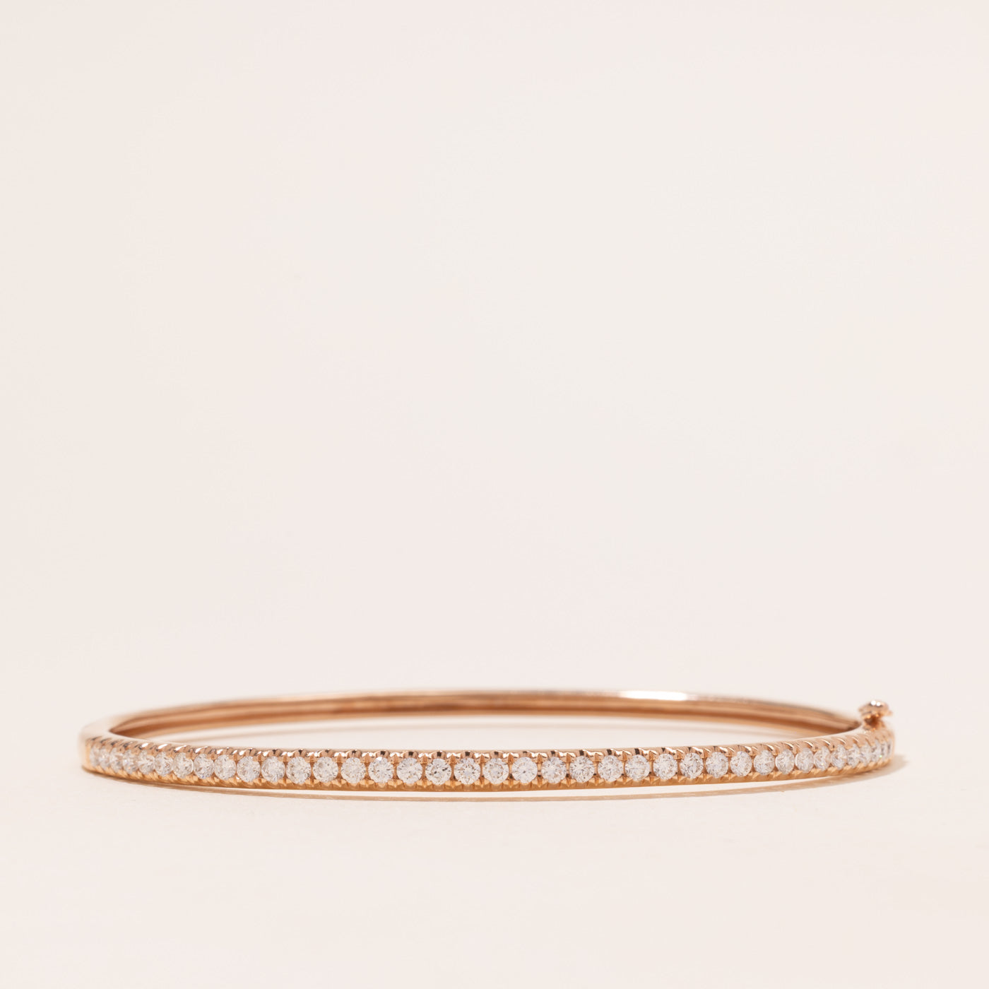 Semi Eternity Diamond Bangle | 0.76ctw | 7.5"