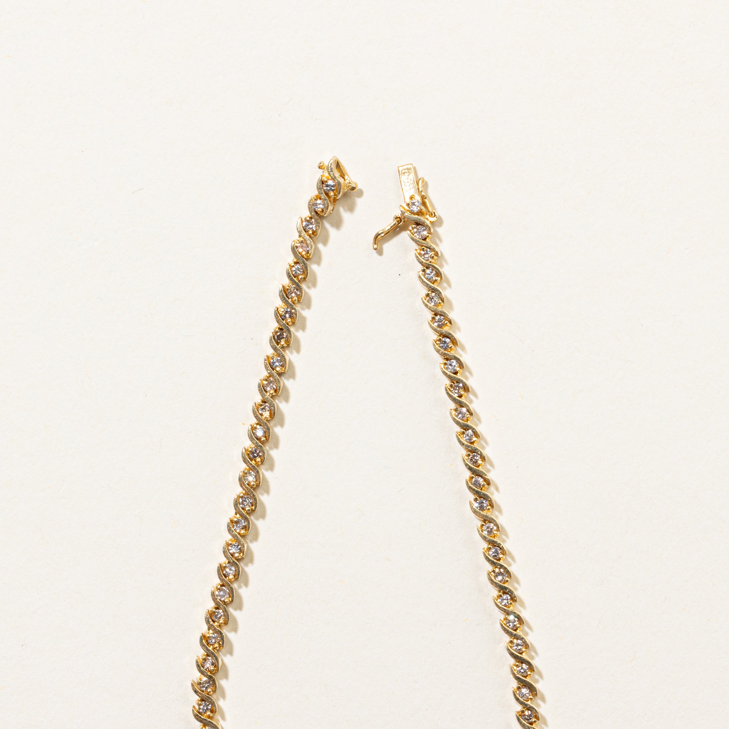 18k Brown Diamond Swirl Tennis Bracelet | 0.80ctw | 7.25"