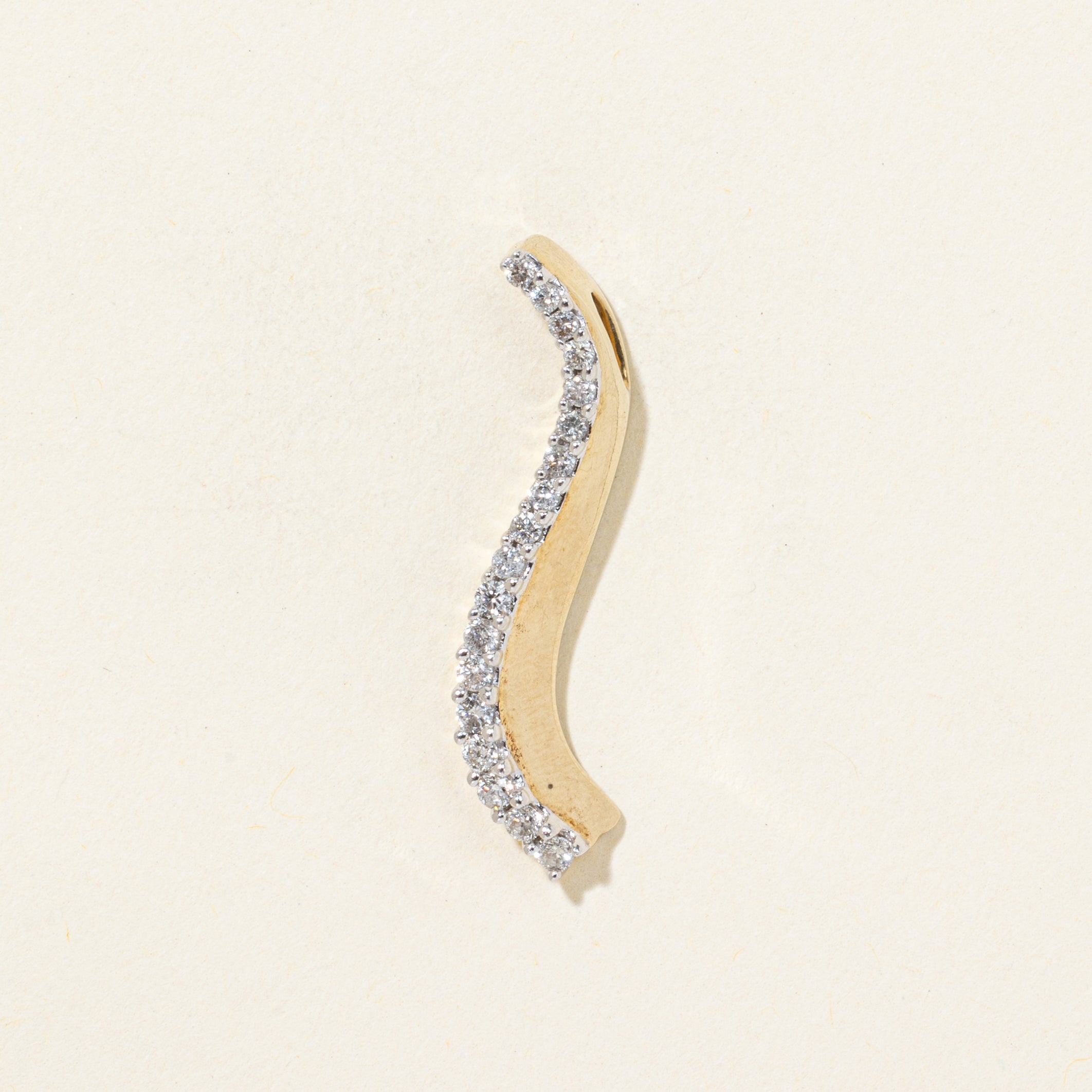 Pavé Set Diamond Journey Pendant | 0.24ctw