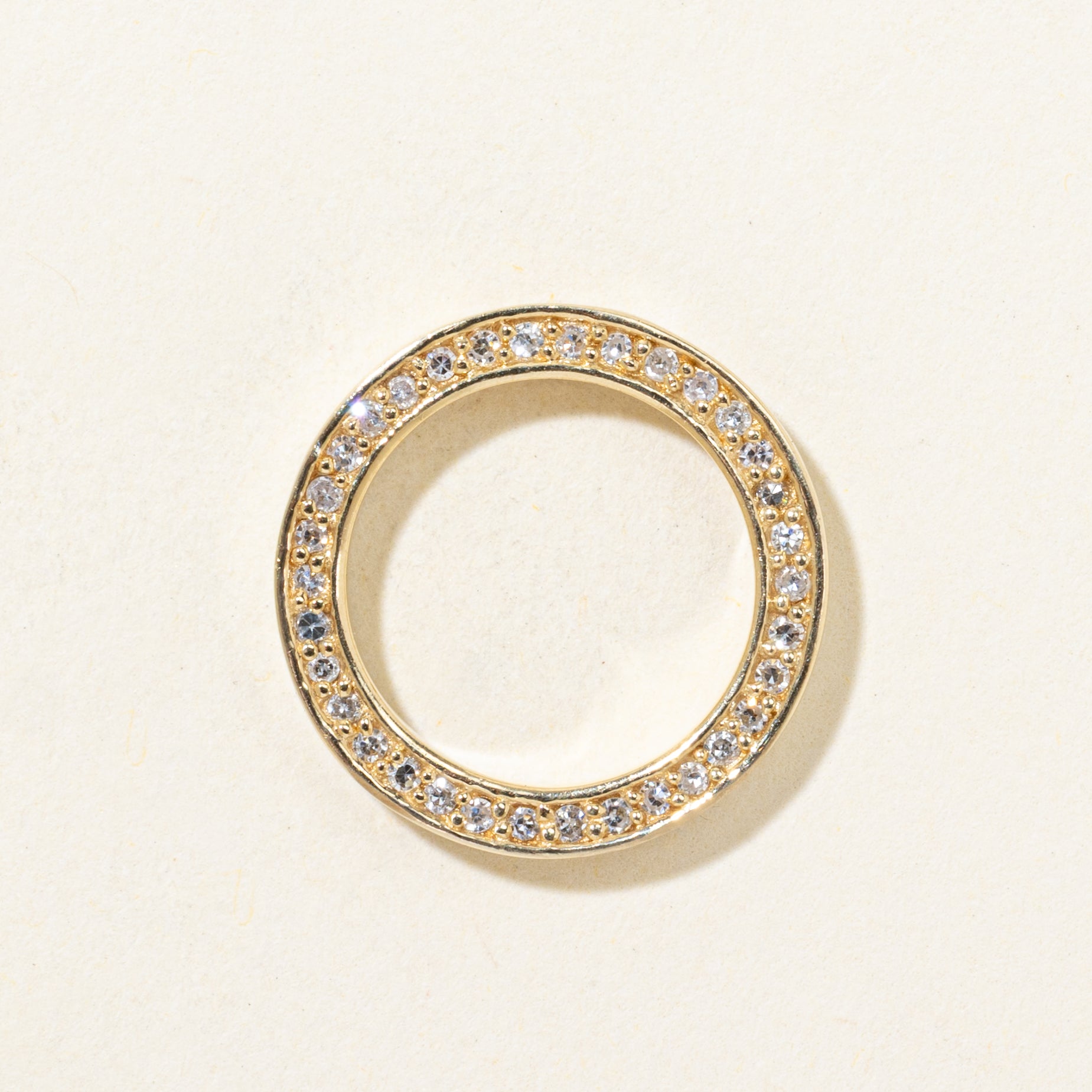 Eternity Diamond Circle Pendant | 0.20ctw