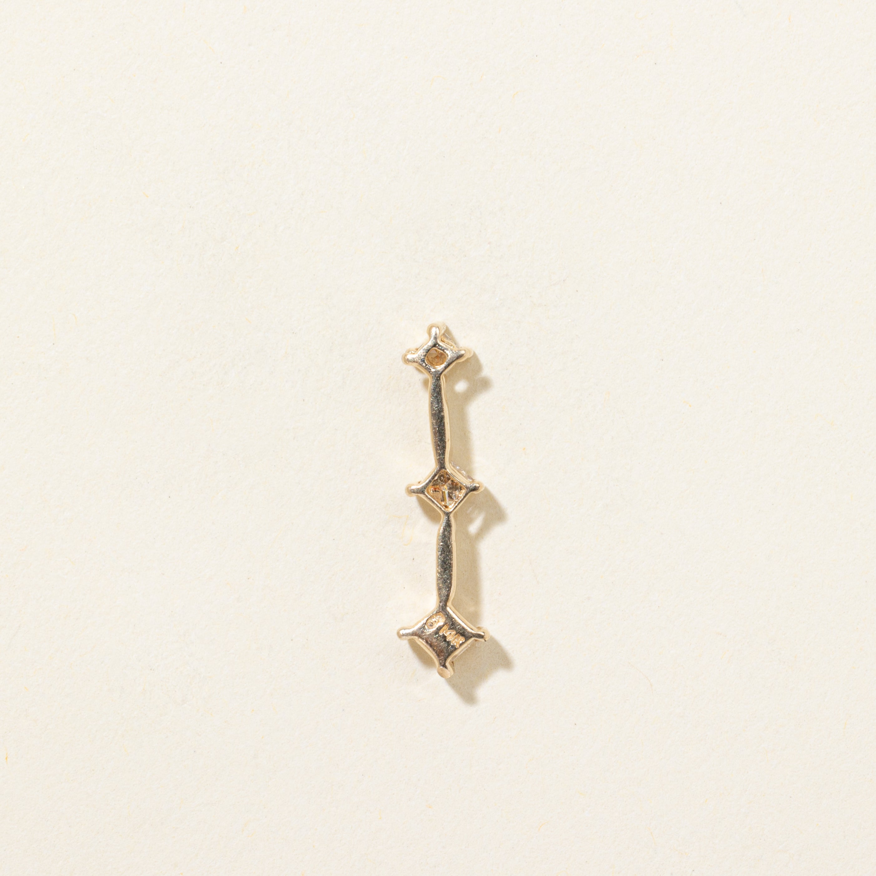 Three Stone Diamond Journey Pendant | 0.26ctw