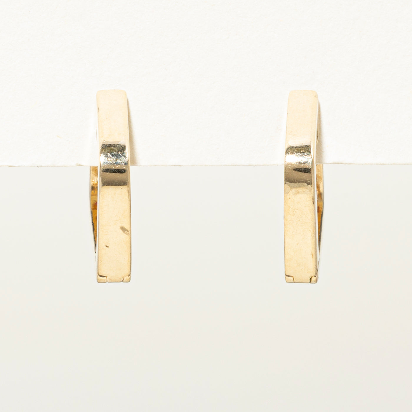 Channel Set Ruby Huggie Earrings | 0.80ctw