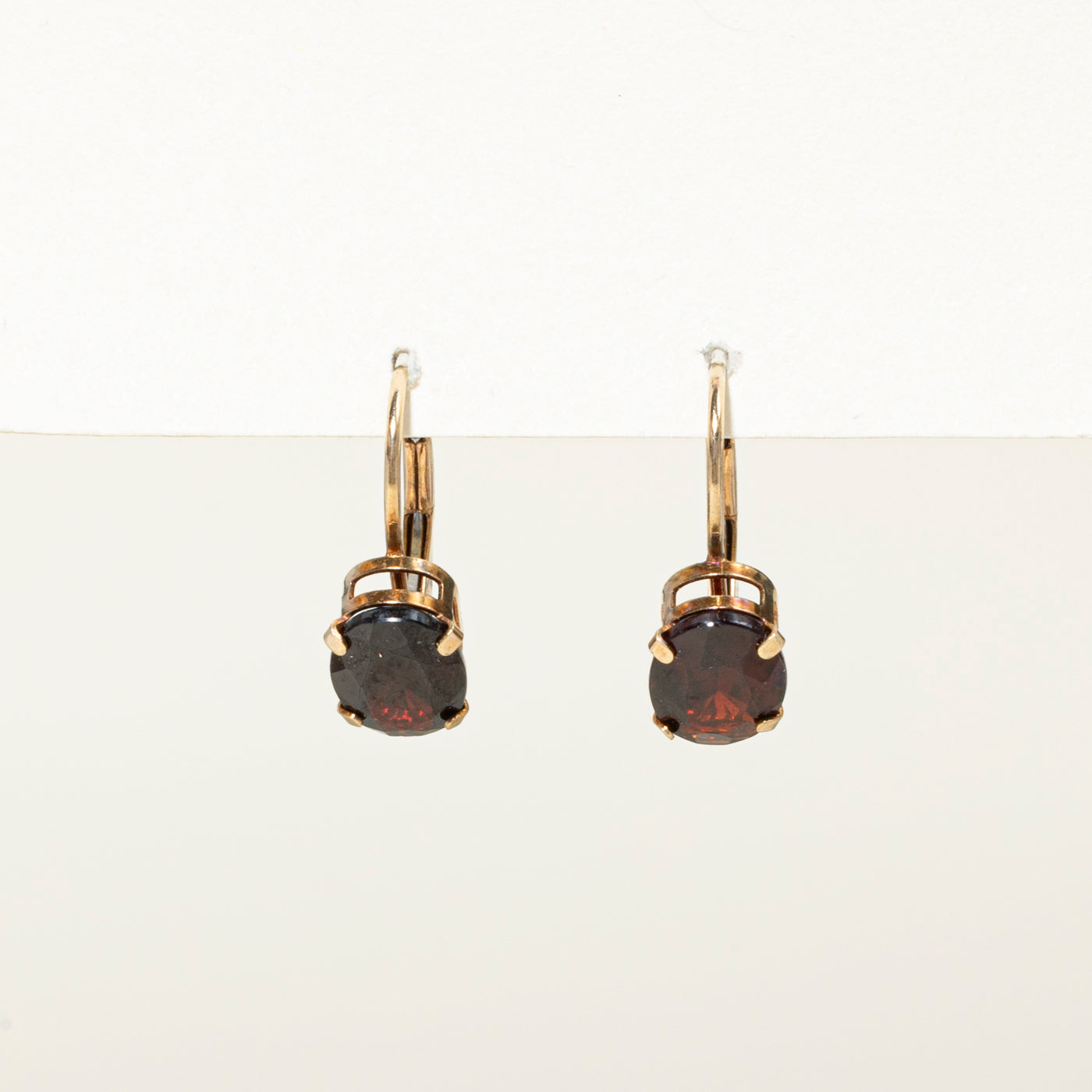 Oval Cut Garnet Drop Earrings | 3.00ct