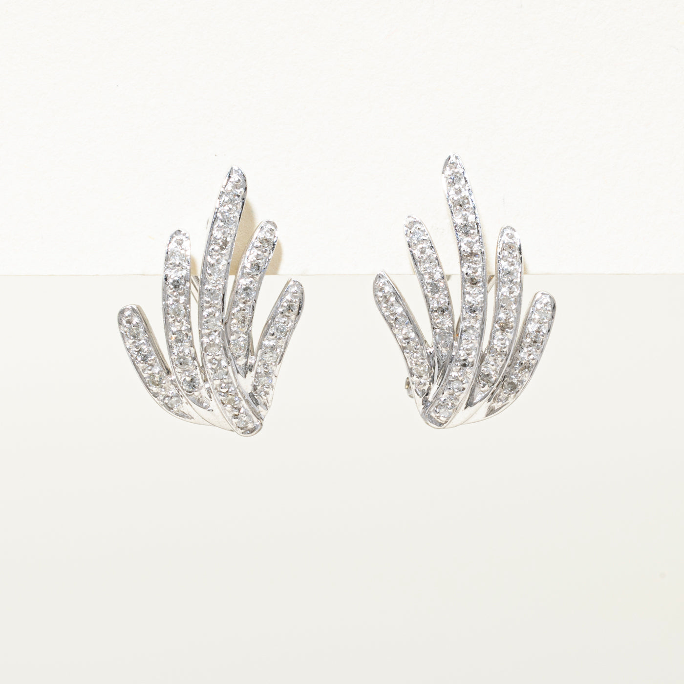 Diamond Vine Stud Earrings | 0.29ctw