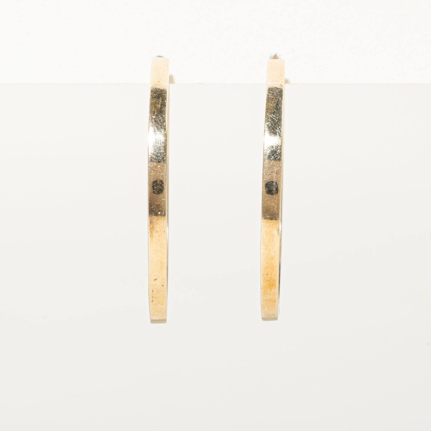 Pave Set Diamond Large Hoop Earrings | 1.00ctw