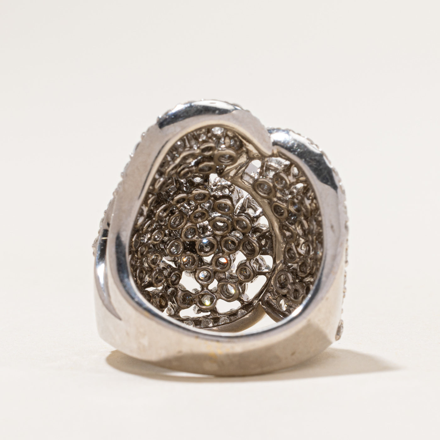 18k Diamond Cluster Cocktail Ring | 3.50ctw | SZ 7