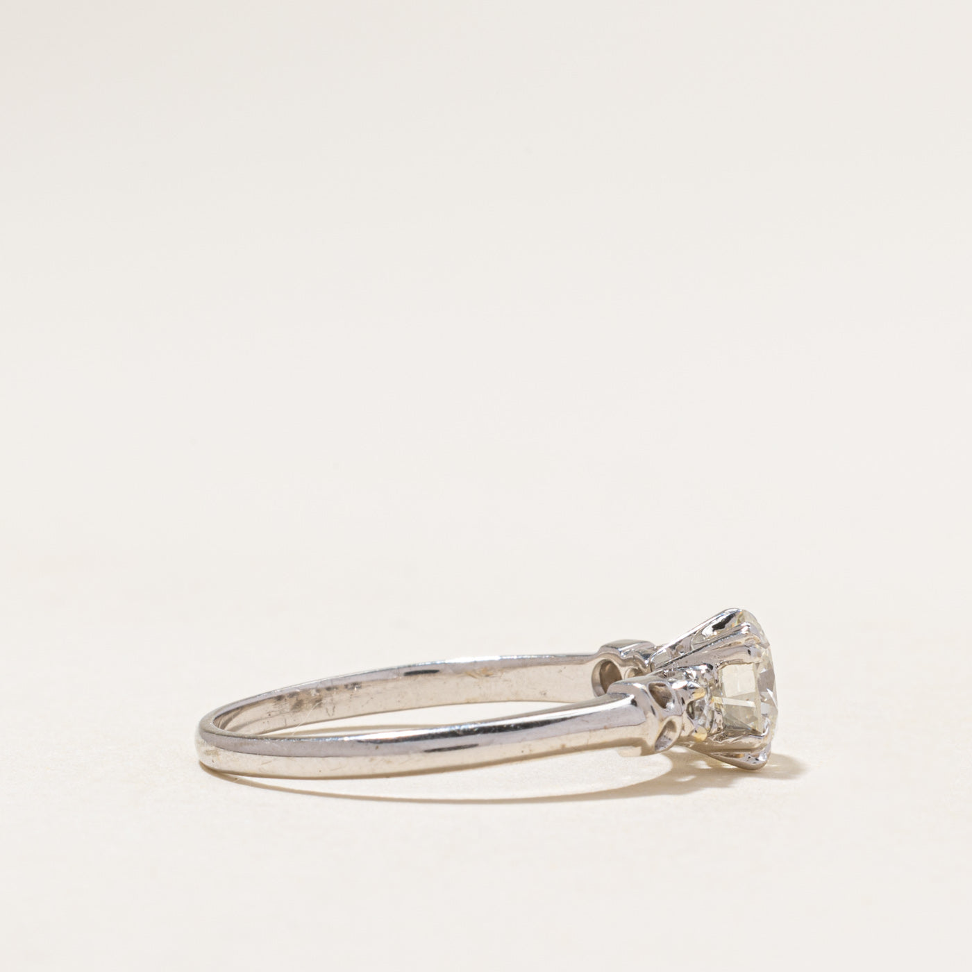 Three Stone Diamond Engagement Ring | 1.23ctw | SZ 9