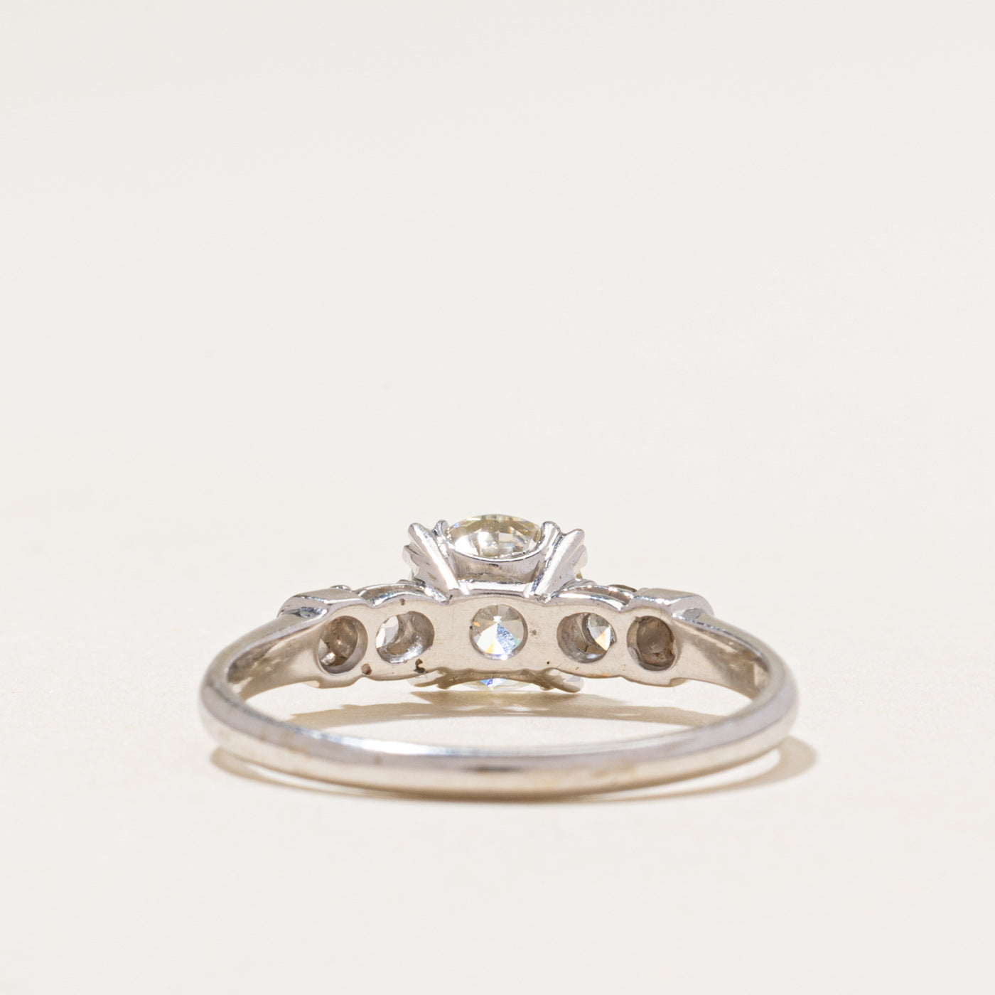 Three Stone Diamond Engagement Ring | 1.23ctw | SZ 9