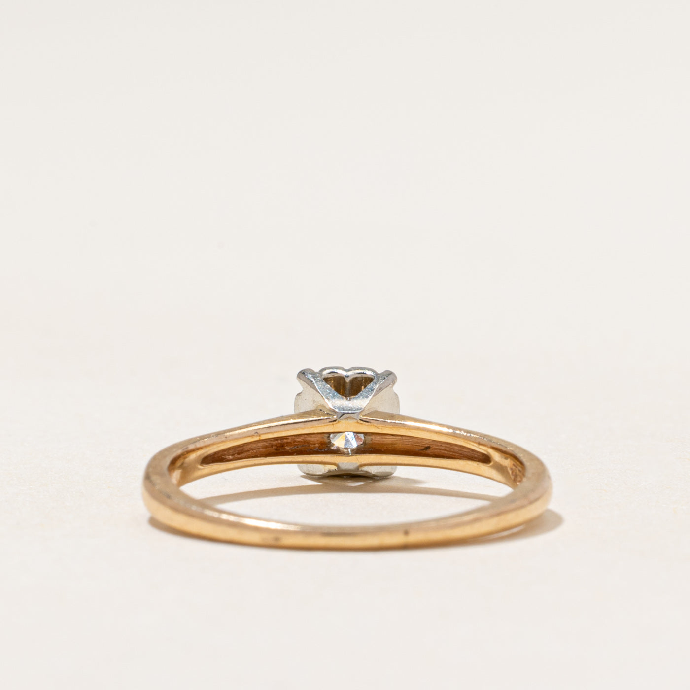 Illusion Set Solitaire Diamond Ring | 0.20ct | SZ 6.5