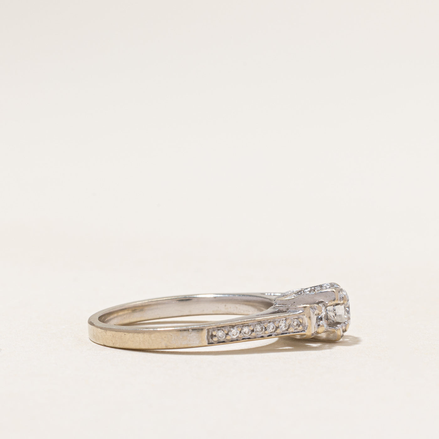 Three Stone Diamond Accented Ring | 0.70ctw | SZ 6.25