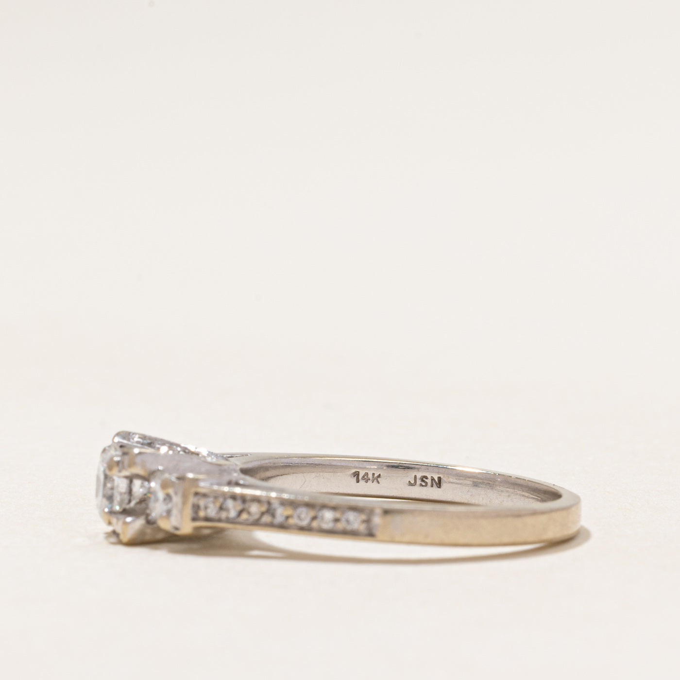 Three Stone Diamond Accented Ring | 0.70ctw | SZ 6.25