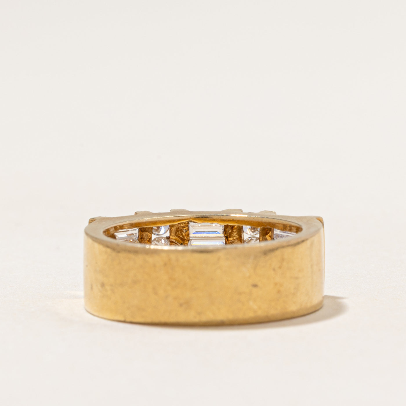 18k Multi Column Diamond Band | 1.05ctw | SZ 5.5