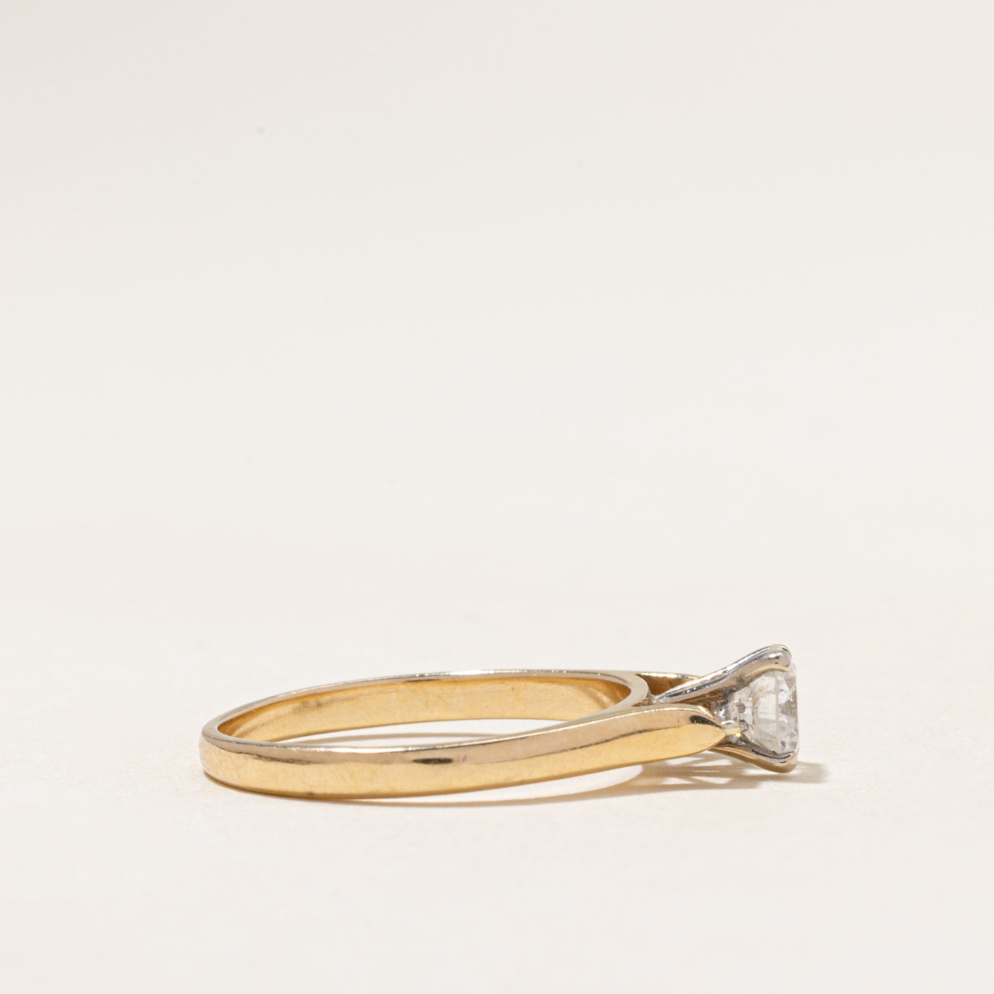 Diamond Accented Cathedral Ring | 0.64ctw | SZ 7.5