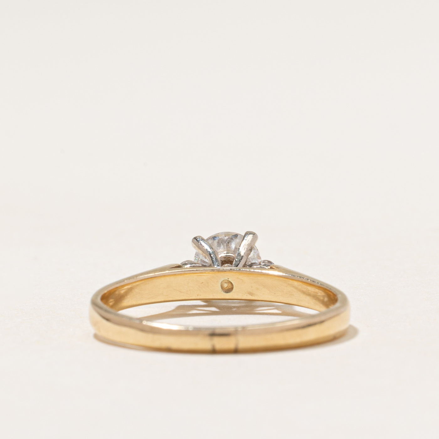 Diamond Accented Cathedral Ring | 0.64ctw | SZ 7.5