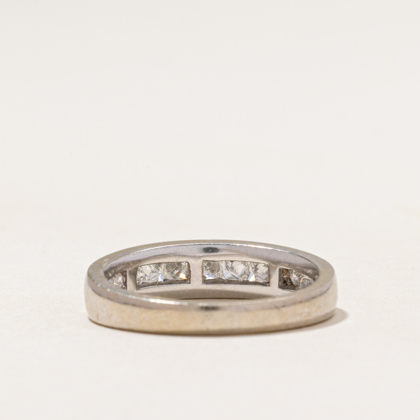 Semi Eternity Princess Cut Diamond Band | 0.75ctw | 2.50mm | SZ 6.5