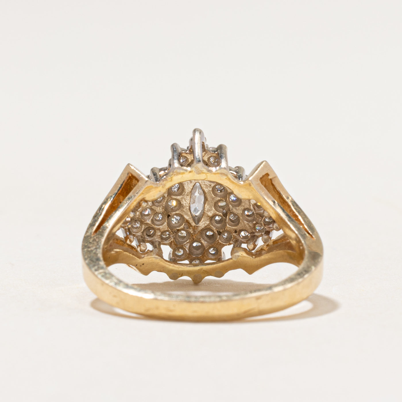 Marquise Cut Diamond Cluster Ring | 0.75ctw | SZ 6.25