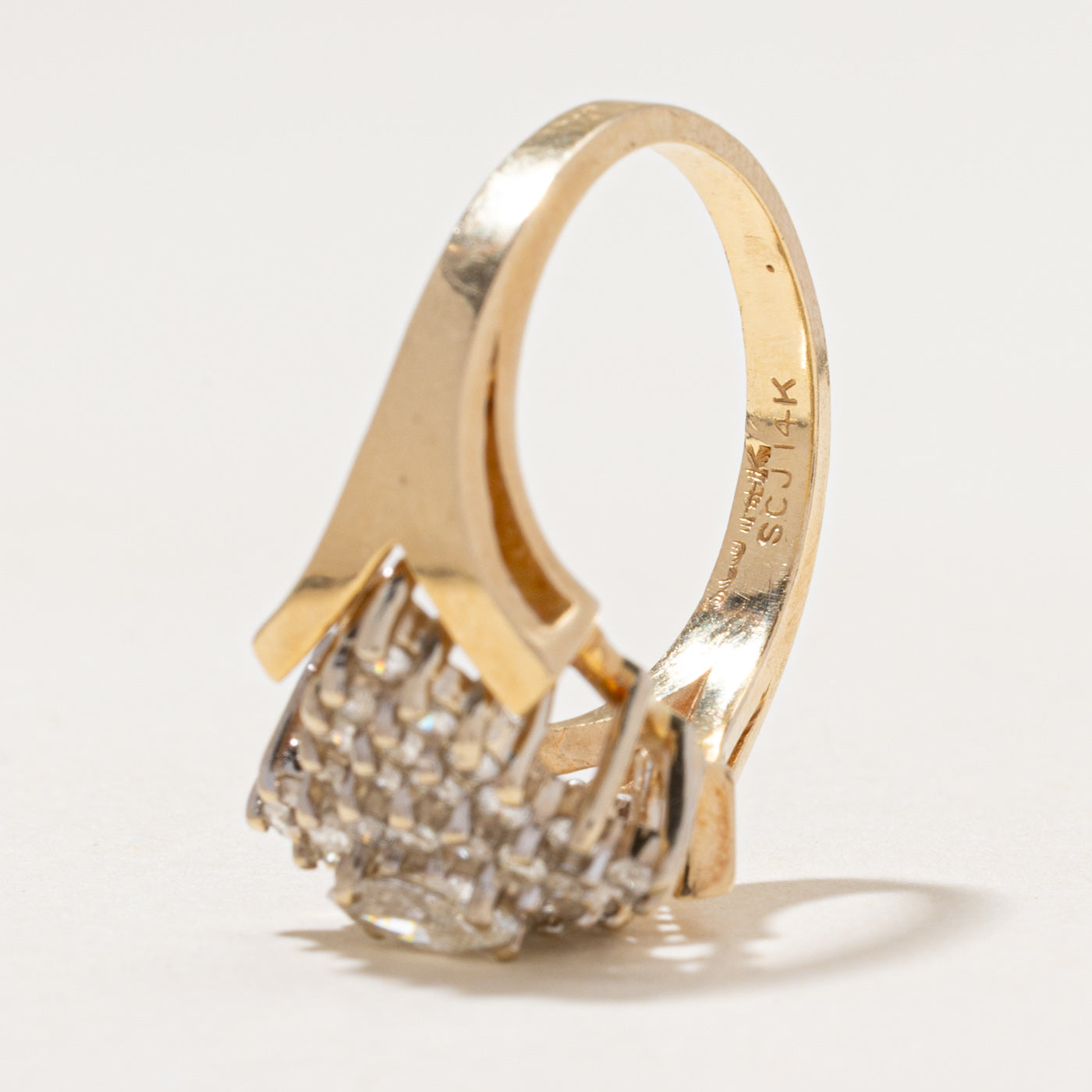 Marquise Cut Diamond Cluster Ring | 0.75ctw | SZ 6.25