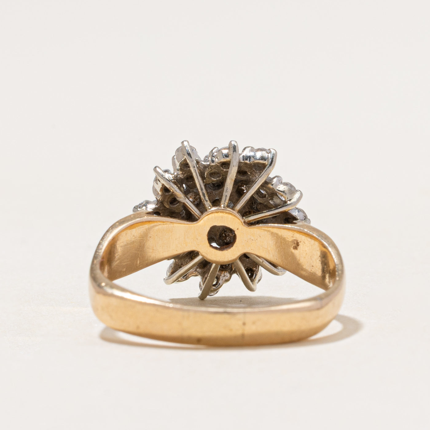 14k Diamond Cluster Ring | 0.73ctw | SZ 5.75