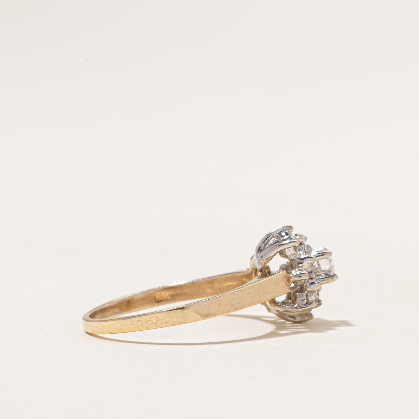 Diamond Halo Cluster Ring | 0.55ctw | SZ 7
