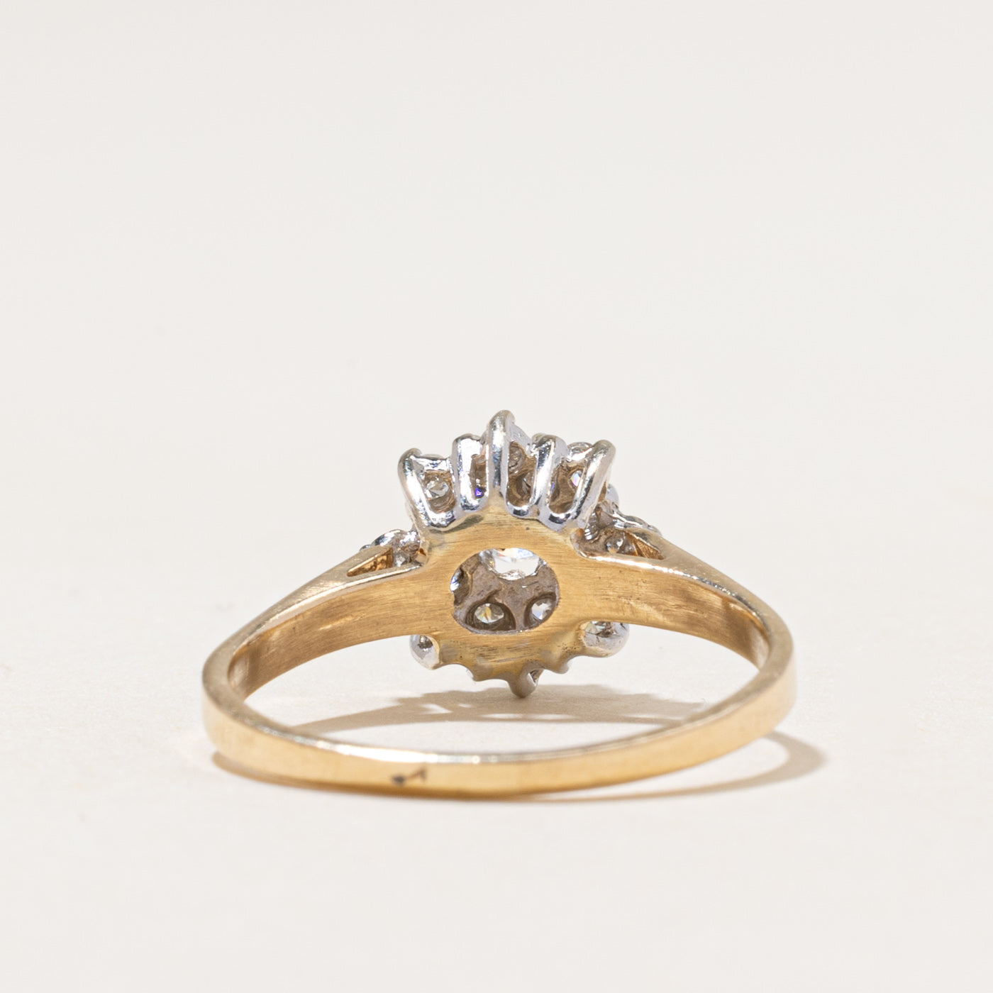 Diamond Halo Cluster Ring | 0.55ctw | SZ 7