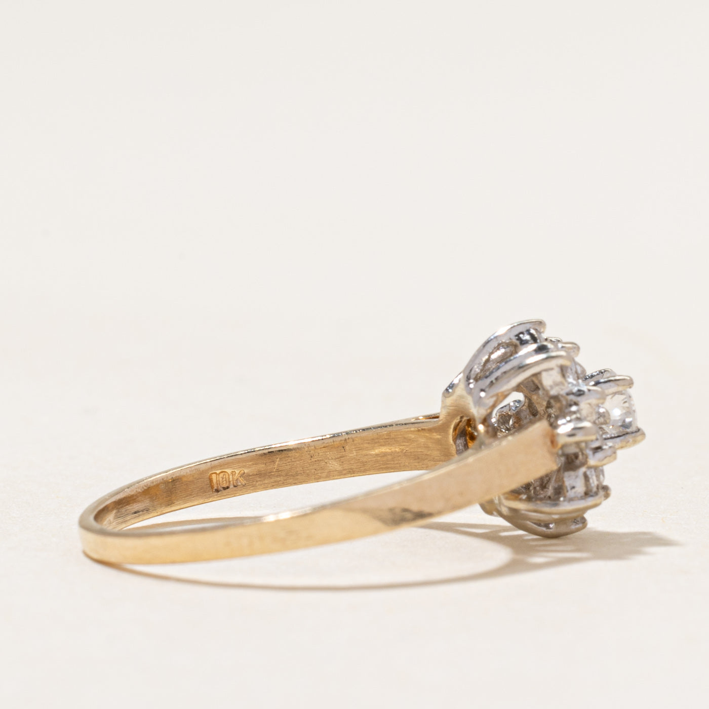 Diamond Halo Cluster Ring | 0.55ctw | SZ 7